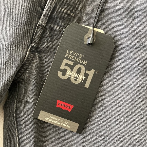 NWT Levi’s 501 Skinny Jeans - Picture 7 of 16